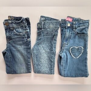 Lot of girls jeans